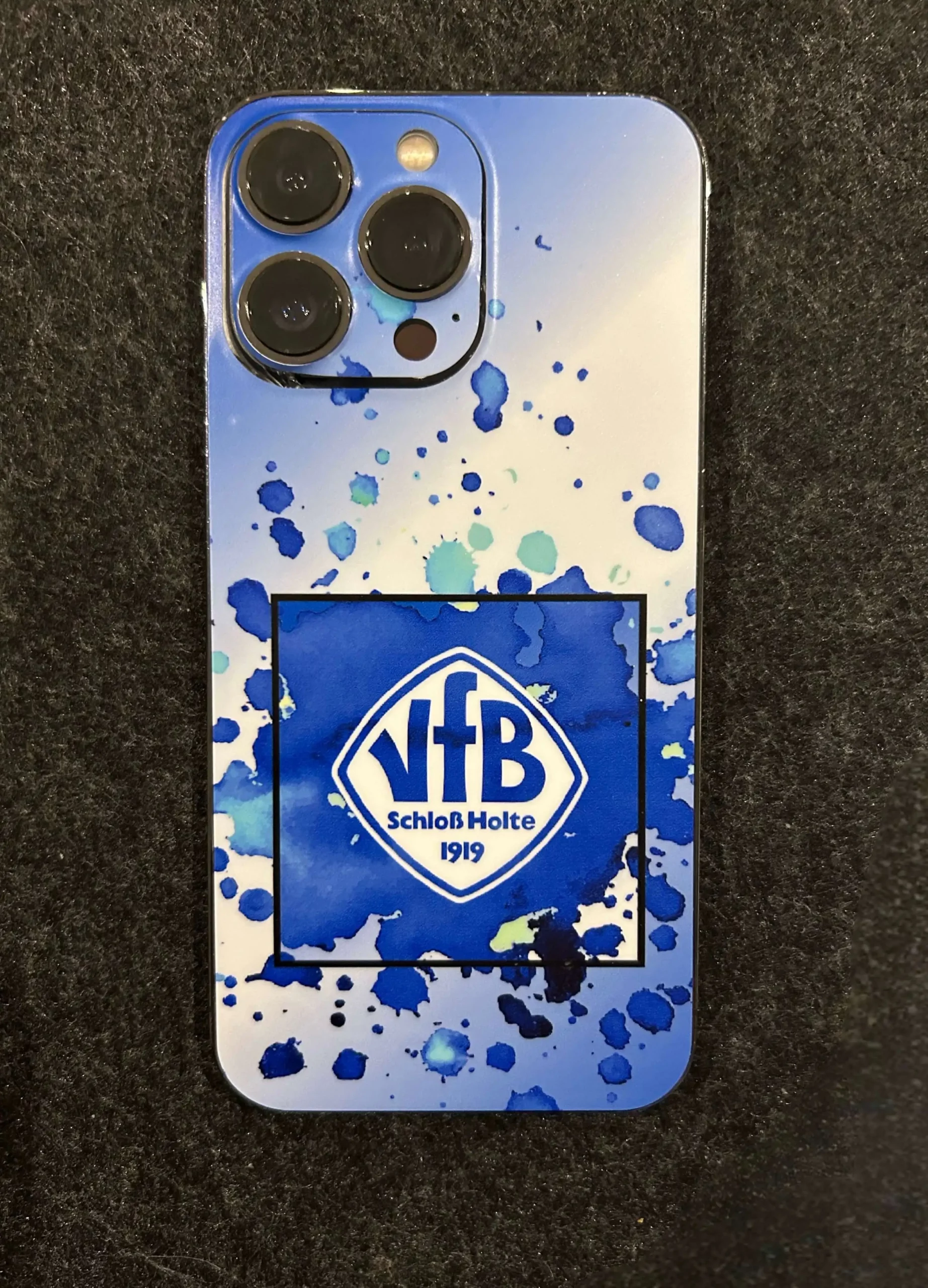 Handyhülle mit Vereinslogo